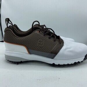 Footjoy Mens Contour Fit  Golf Mens Size 9.5 M Shoes 54096 Leather Brown